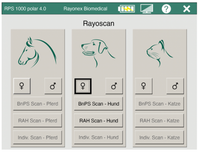 Rayoscan Vet Hardware and Software for Polar 4.0 (includes 100 Rayoscan Pads)
